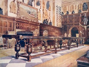 Spadbrädsbord i Littlecote-salen av Edwin John Foley