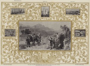 Hennes Majestät Drottningen, Princess Royal och Prince of Wales vid Loch Laggan, Skottland av Edwin Landseer
