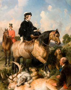 Drottning Victoria i Windsor Home Park, 1865 av Edwin Landseer
