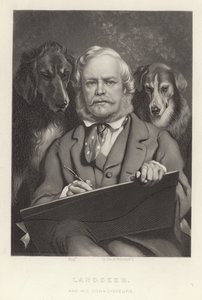 Sir Edwin Henry Landseer, engelsk målare av Edwin Landseer