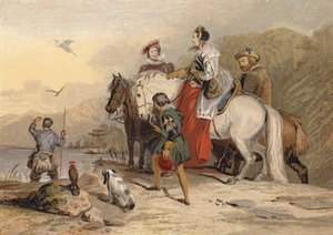 Hawkingpartiet av Edwin Landseer