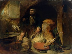 The Savage, ca 1838 (olja på duk på panel) av Edwin Landseer