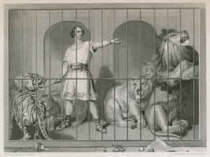 Van Amburgh och lejonen av Edwin Landseer