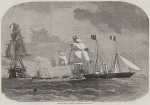Hennes Majestät lämnar Cherbourg av Edwin Weedon