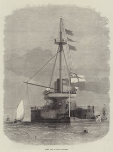 Bakre vy av HMS Thunderer