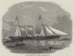 Den österrikiska Steam-Yacht Fantasie
