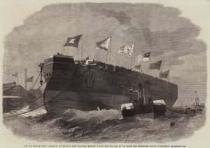 Den nya järnklädda flottan, lansering av Her Majesty