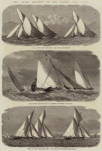 Yachtmatcherna i Themsen förra veckan av Edwin Weedon