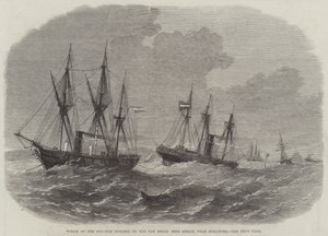 Vraket av Steamer Hydaspe på Pan Shoal Rhio Strait, nära Singapore