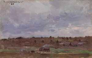 Landskap med gård av Eero Järnefelt