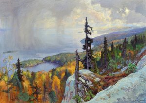 Landschaft (Landskap från Koli). 1930