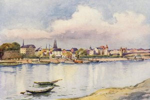 Rhen: Bonn (färglitografi) av Effie Jardine