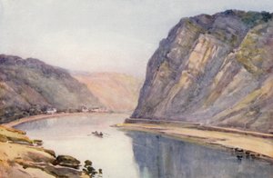 Rhen: Lorelei (färglitografi)