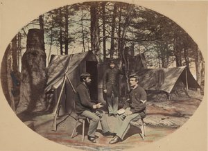 Life in Camp, 6th Corps huvudkontor, ca. 1864.