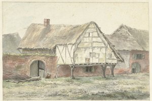 Gård med mur