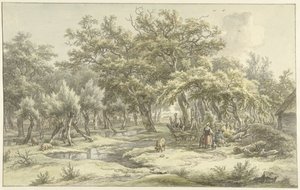 Landskap nära Eext (Drenthe) av Egbert van Drielst