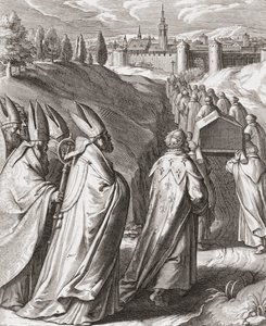 Begravningståget av St Thomas Aquinos