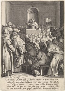 Predikan av Thomas Aquino i Paris Life of Saint Thomas Aquinas (serietitel)