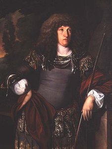 Porträtt av en gentleman som bär klassisk kostym (olja på duk) av Eglon Hendrick van der Neer