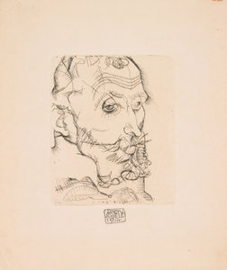 Porträtt av Franz Hauer av Egon Schiele