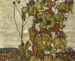 Höstsol av Egon Schiele