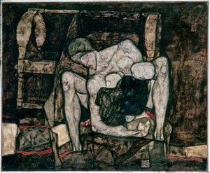 Blinde Mutter [Blind mor] (olja på duk) av Egon Schiele