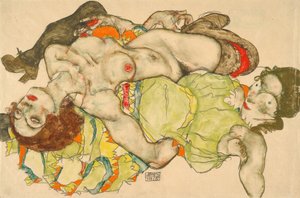 Kvinnliga älskare av Egon Schiele