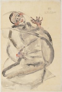 Jag tål gärna konsten och mina nära och kära, 1912 av Egon Schiele