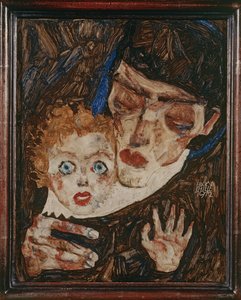 Mutter und Kind II, Mor och barn. II ... av Egon Schiele