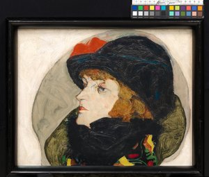 Porträtt av Ida Roessler av Egon Schiele