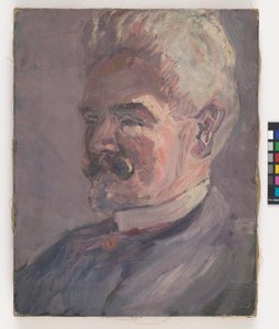 Porträtt av Leopold Czihaczek av Egon Schiele