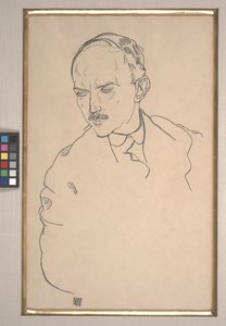 Porträtt av Guido Arnot av Egon Schiele