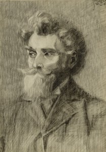 Porträtt av man; Mannerporträtt, 1907 av Egon Schiele