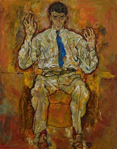 Porträtt av Paris av Gütersloh (1887-1973) av Egon Schiele