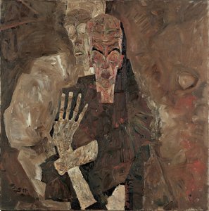 ”Självskådare” II (”Död och man”) av Egon Schiele
