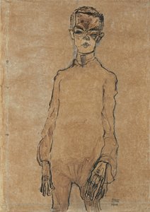 Självporträtt, 1910 av Egon Schiele