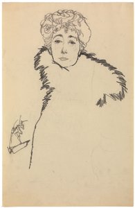Serena Lederer, 1917 av Egon Schiele