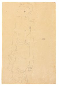 Stående kvinna, 1911 av Egon Schiele