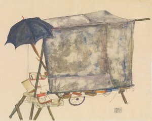 Street Cart, 1914. av Egon Schiele