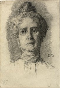 Konstnärens mor av Egon Schiele