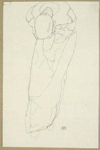 Munken, 1914 av Egon Schiele
