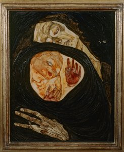 Död mamma I av Egon Schiele