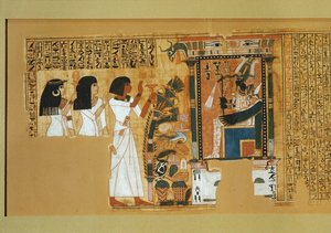 Den skriftlärde Nebqeds dödbok, regeringstid av ... av Egyptian 18th Dynasty