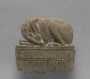 Kam med gasell, c.1391-1353 f.Kr av Egyptian 18th Dynasty