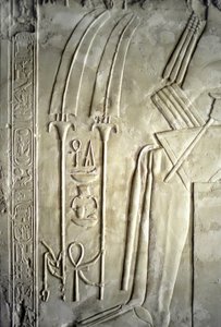 Egyptisk antiken: hieroglyfer. Kheruefs grav (TT 192) (18:e dynastin av Egyptian 18th Dynasty