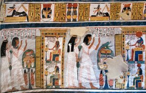 Egyptisk antikvitet: folk från Roys grav av Egyptian 18th Dynasty