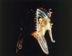Porträtt av farao Tutankhamun av Egyptian 18th Dynasty