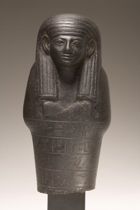 Shabti-figur för Amenemhat, New Kingdom (diorit)