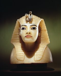 Propp från en av urnorna, från Tutankhamons grav, Nya kungariket (alabaster) (se även 149422)
