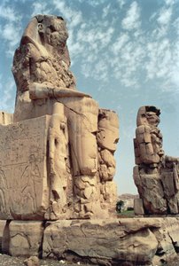 Memnons kolosser, statyer av Amenhotep III, ca 1375-1358 f.Kr.